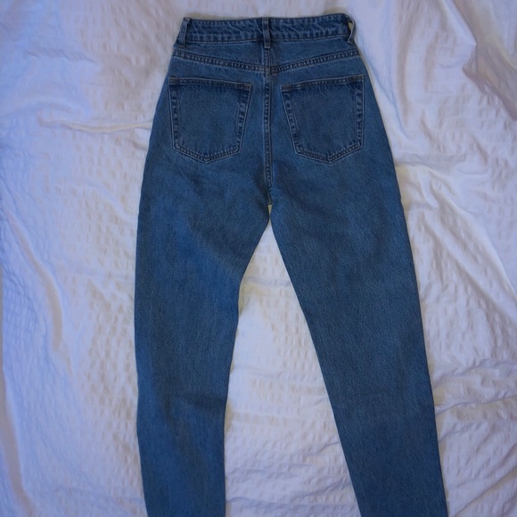 High rise blue denim - Picture 4 of 5